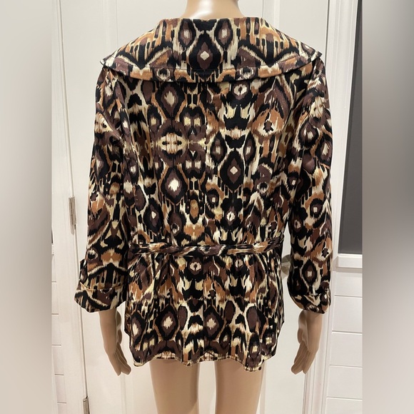NWOT Elementz leopard jacket size L - Picture 5 of 5